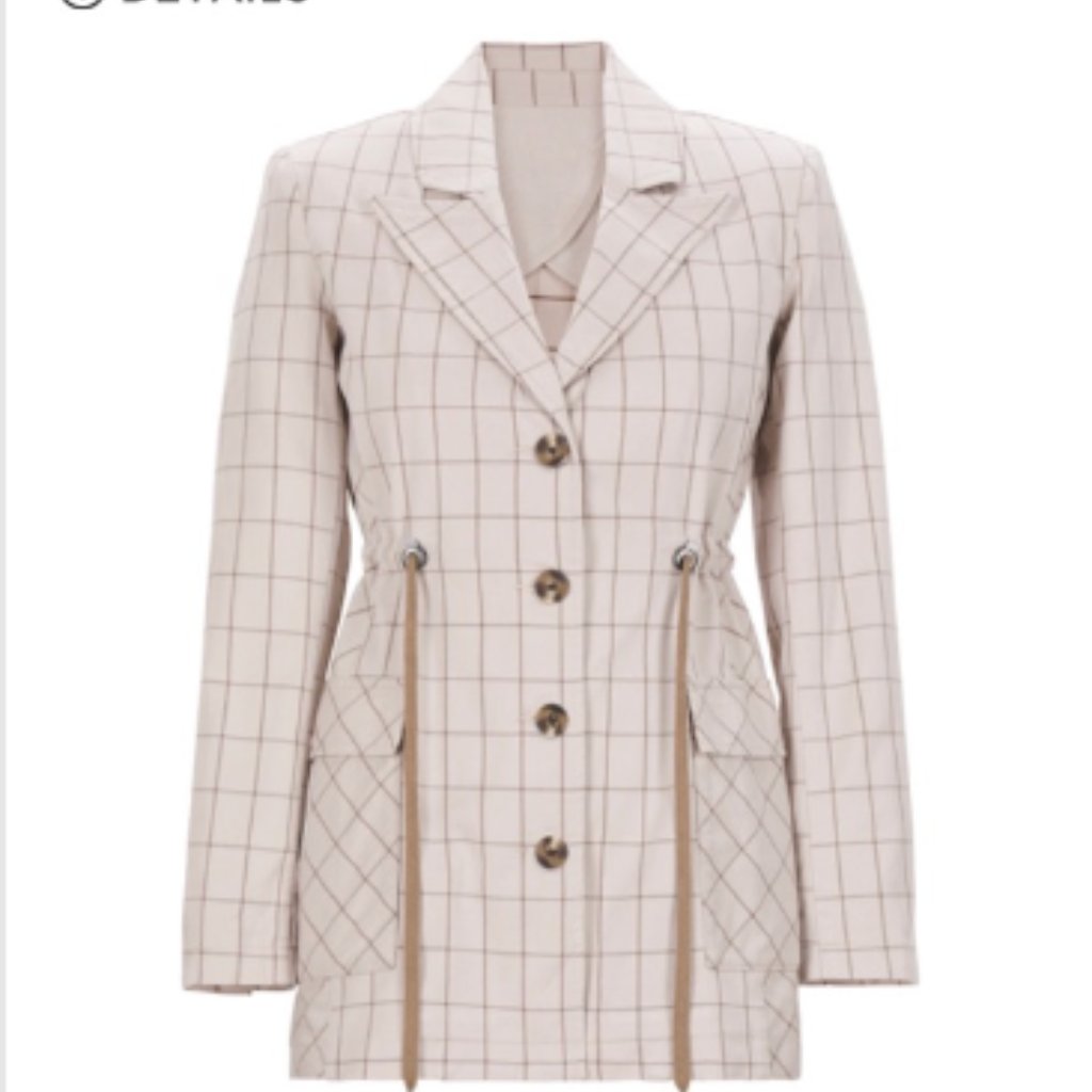 Cabi Windowpane Jacket.